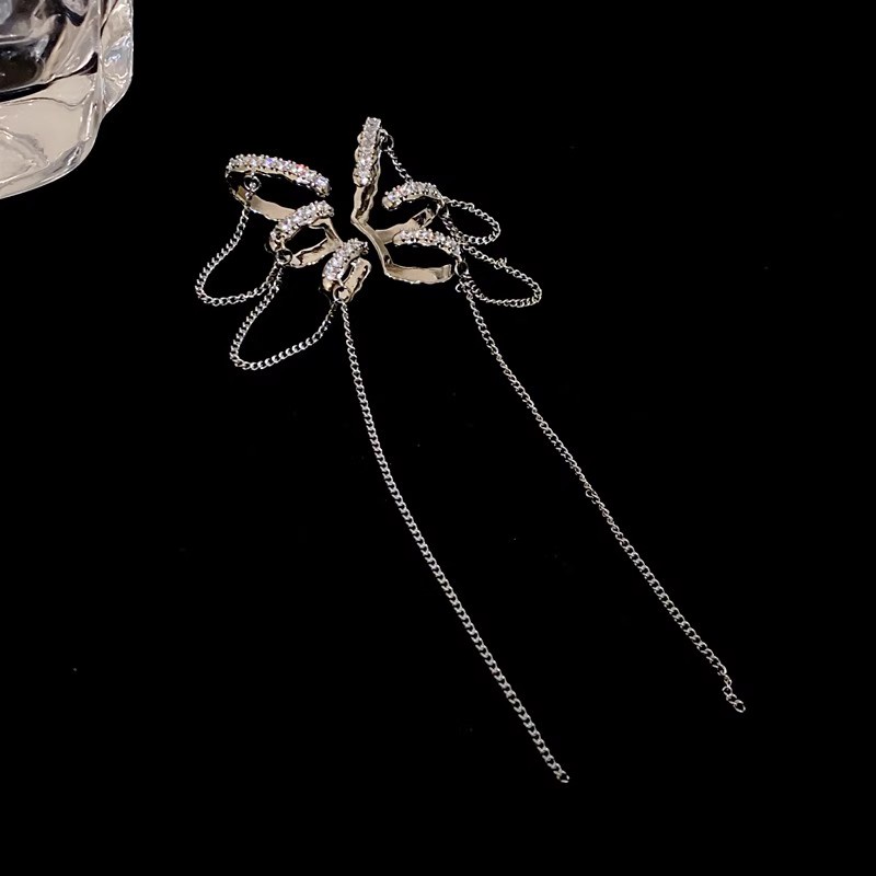 Thời Trang Khuyên Kẹp Vành Tai Phối Tua Rua Dễ Thương Dùng Làm Quà Tặng Sinh Nhật Cho Bạn Gái