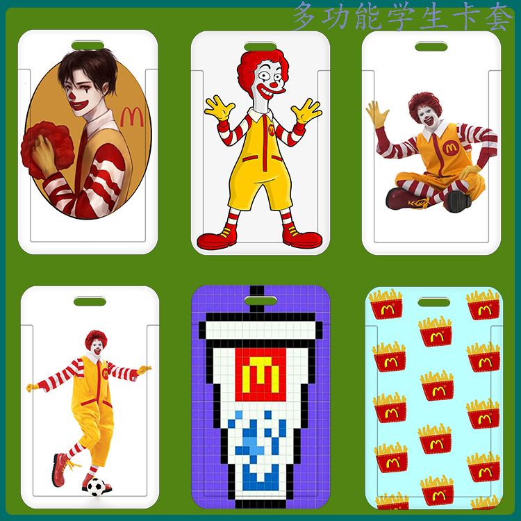 Mcdonald 'S set Thẻ Chuyển Phát Tín Hiệu Hoạt Hình Sáng Tạo Cho Học Sinh