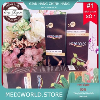 Nhuộm tóc phủ bạc Hello Color 100%