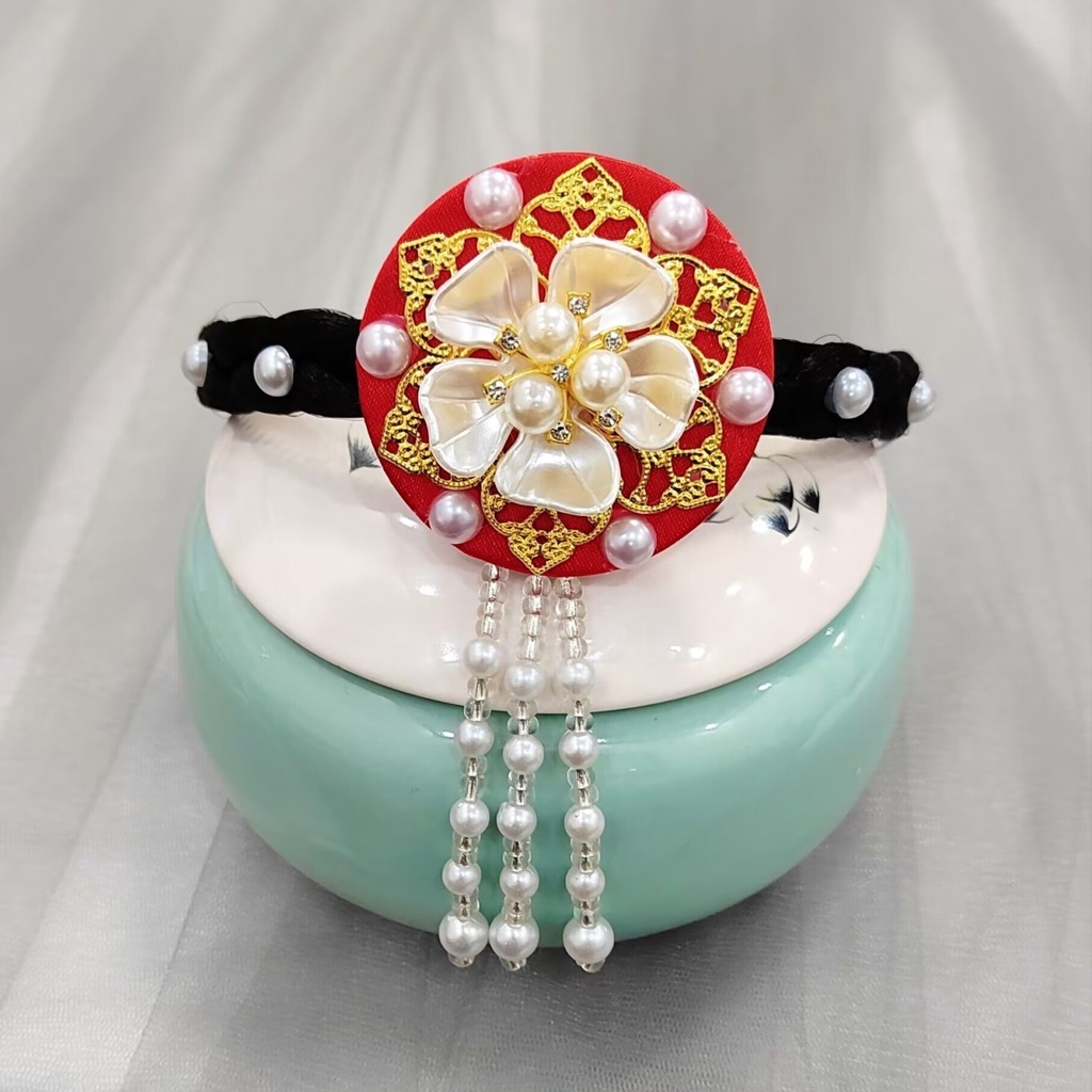 Băng Đô Cài Tóc Phong Cách hanbok Truyền Thống Hàn Quốc Dễ Thương Cho Bé Gái cxbluokesi.vn922