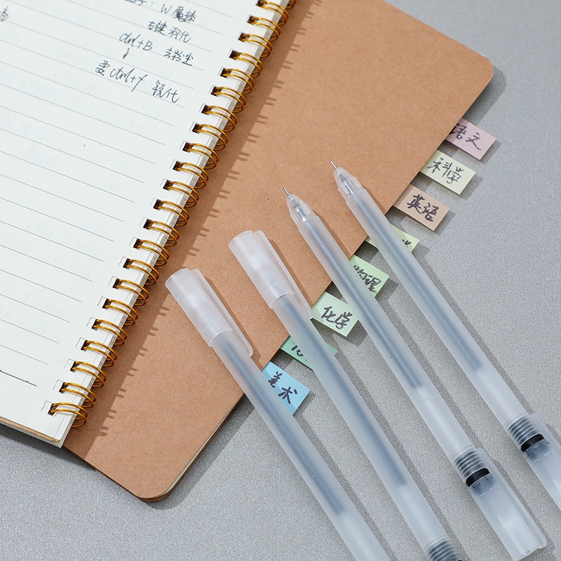 Set 20 Bút Bi Dạng Lỏng Màu Đen / Xanh Dương / Đỏ Ngòi 0.5 Kim Cho Văn Phòng