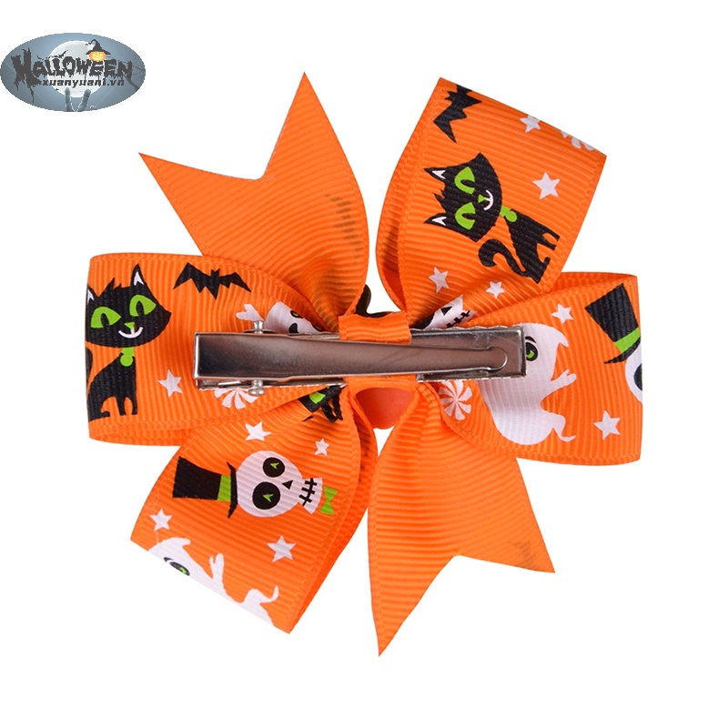 1 Kẹp Tóc Nơ Ruy Băng Đáng Yêu Cho Bé Gái