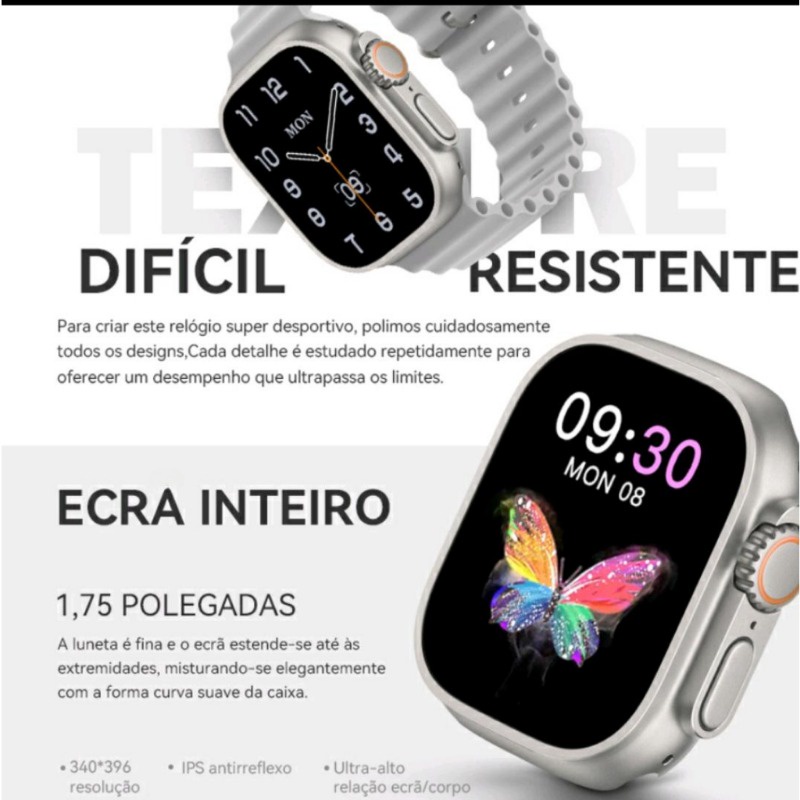 Hw68 Đồng Hồ Thông Minh mini Màn Hình Cảm Ứng 8 1.75 inches nfc 41mm