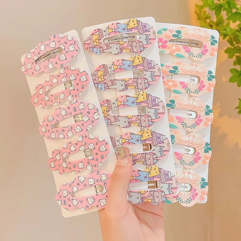 Bộ 6 Kẹp Tóc Hình Đám Mây Nhiều Màu Sắc Dễ Thương Cho Nữ