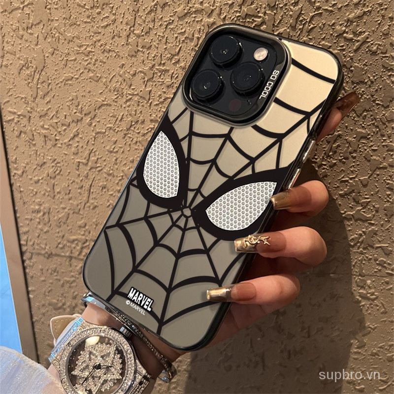 Ôp Điện Thoại Hình spiderman Cho iphone 15promax 14promax 15pro 14pro 15 14 13 12 11Promax 13promax xr xs max 7plus 8plus 12pro 15plus Ốp