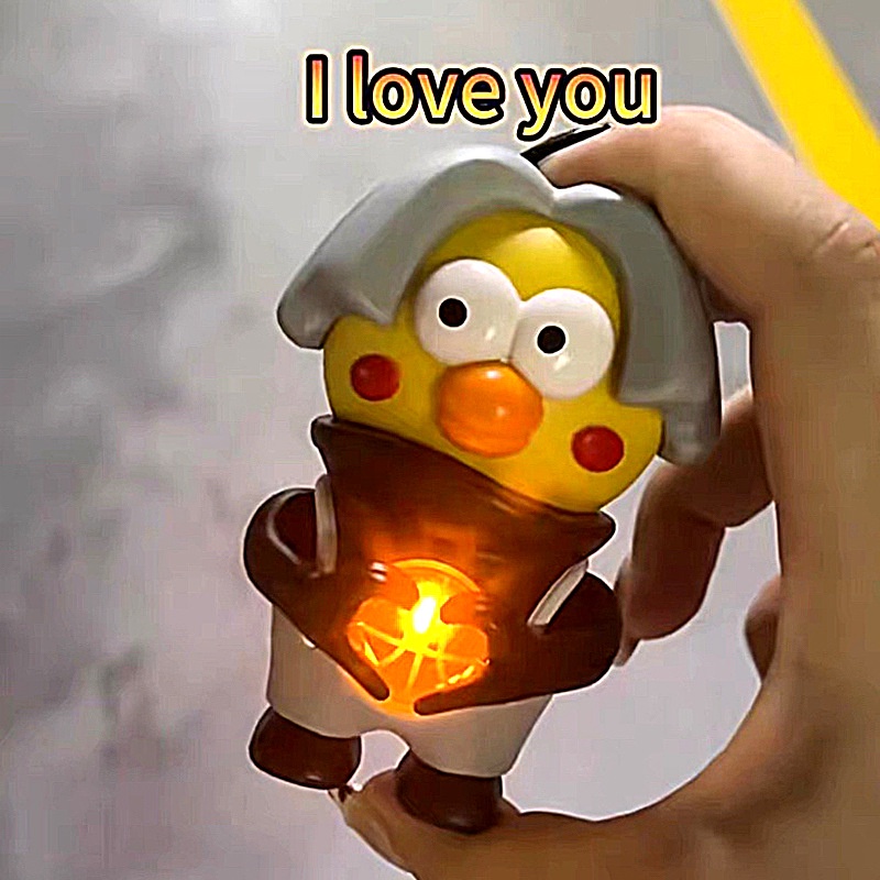 Đồ Chơi Nhồi Bông Hình Gấu Dâu Tây Phát Sáng Vui Nhộn