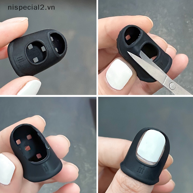 1 Bao Ngón Tay Màu Đen Chống Tia uv Bảo Vệ Đèn led