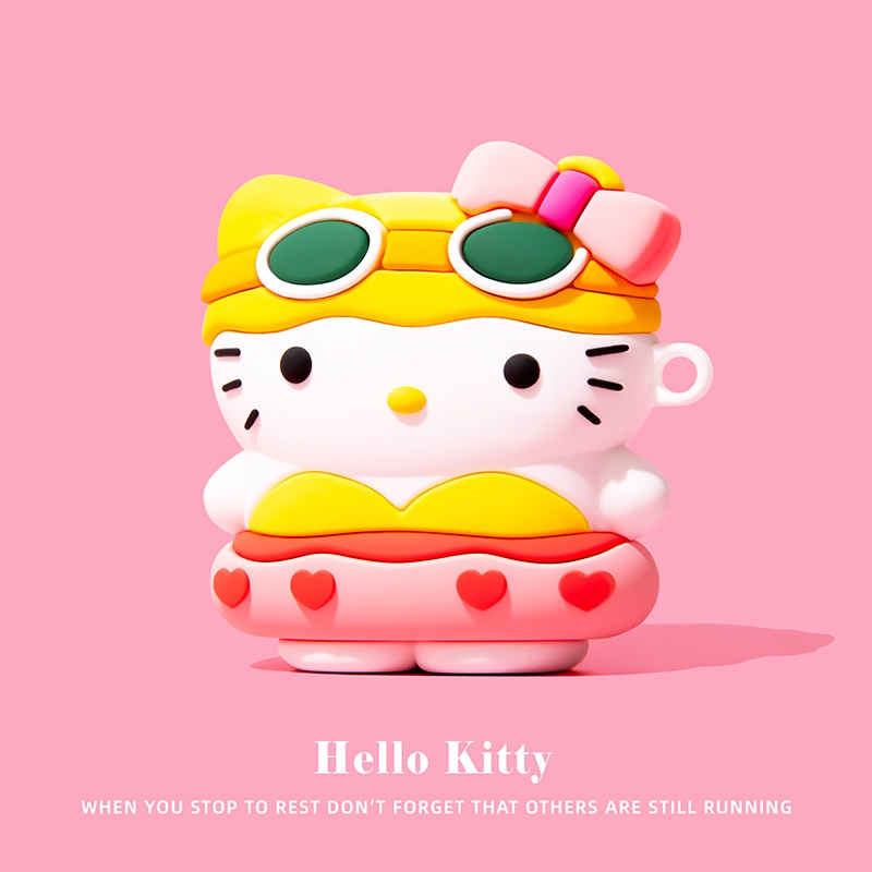 Vỏ Bảo Vệ Hộp Sạc Tai Nghe airpods1 / 2 / 3 / pro Bằng Silicon Mềm Hình Pacacco Dễ Thương