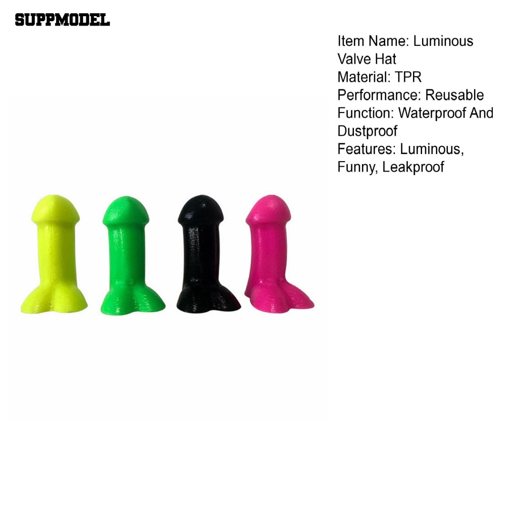 Mũ Van Chống Lốp Xe Phát Sáng Vui Nhộn Và Phát Sáng Trong Bóng Tối Cho Xe Đạp