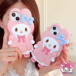 Ốp Điện Thoại tpu Silicon Mềm Chống Rơi Hình melody princess 3d Cho iphone 11 15 14 13 12 pro max 15 14 plus