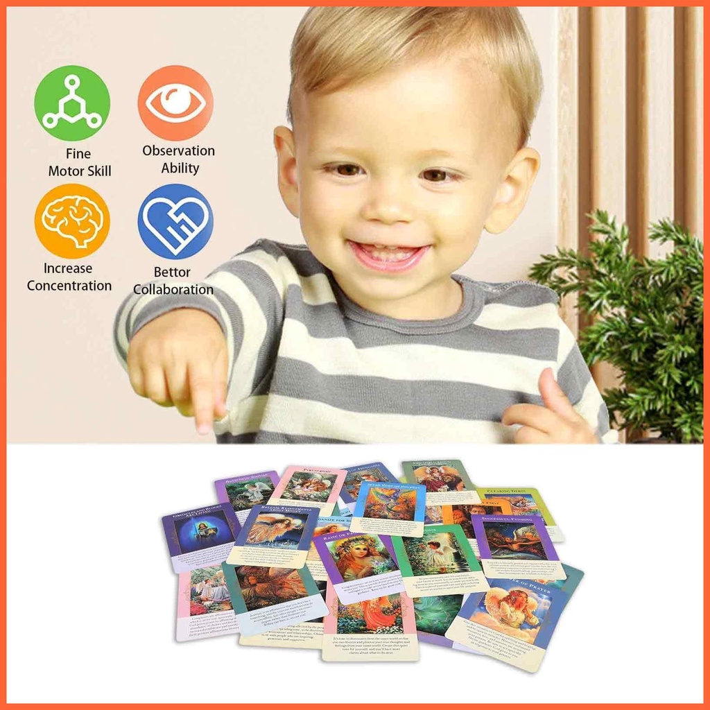 Bộ Thẻ Bài tarot angels of Abcundance oracle Vui Nhộn