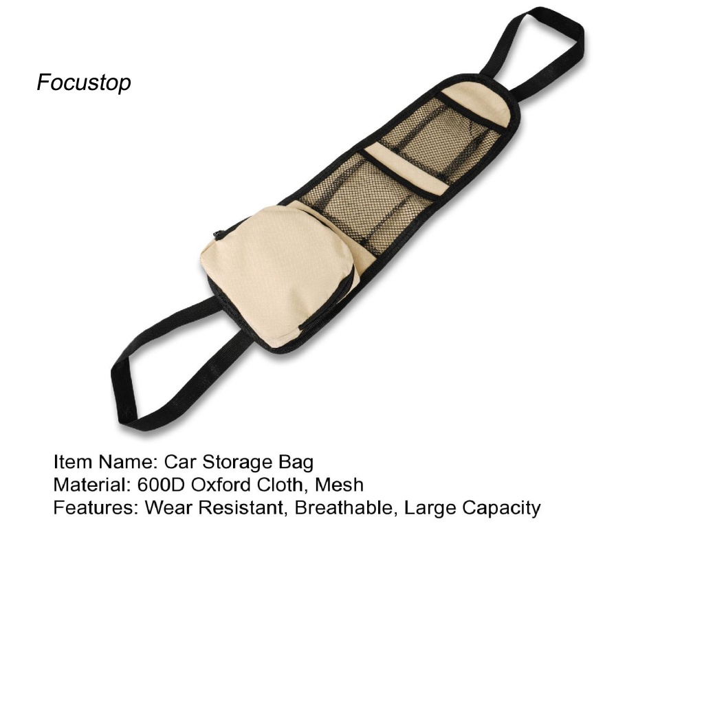 Focus Túi Lưới Đựng Đồ Gắn Lưng Ghế Xe Hơi Cao Cấp Thoáng Khí Lý Tưởng Cho Người Mua Sắm Phía Nam Á Ái
