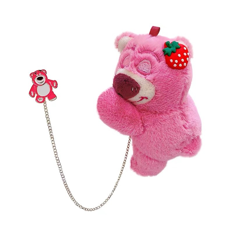 Ere1 Ghim Cài Áo Hình Gấu Bông / Dâu Tây Dễ Thương Cá Tính Dành Cho Cặp Đôi