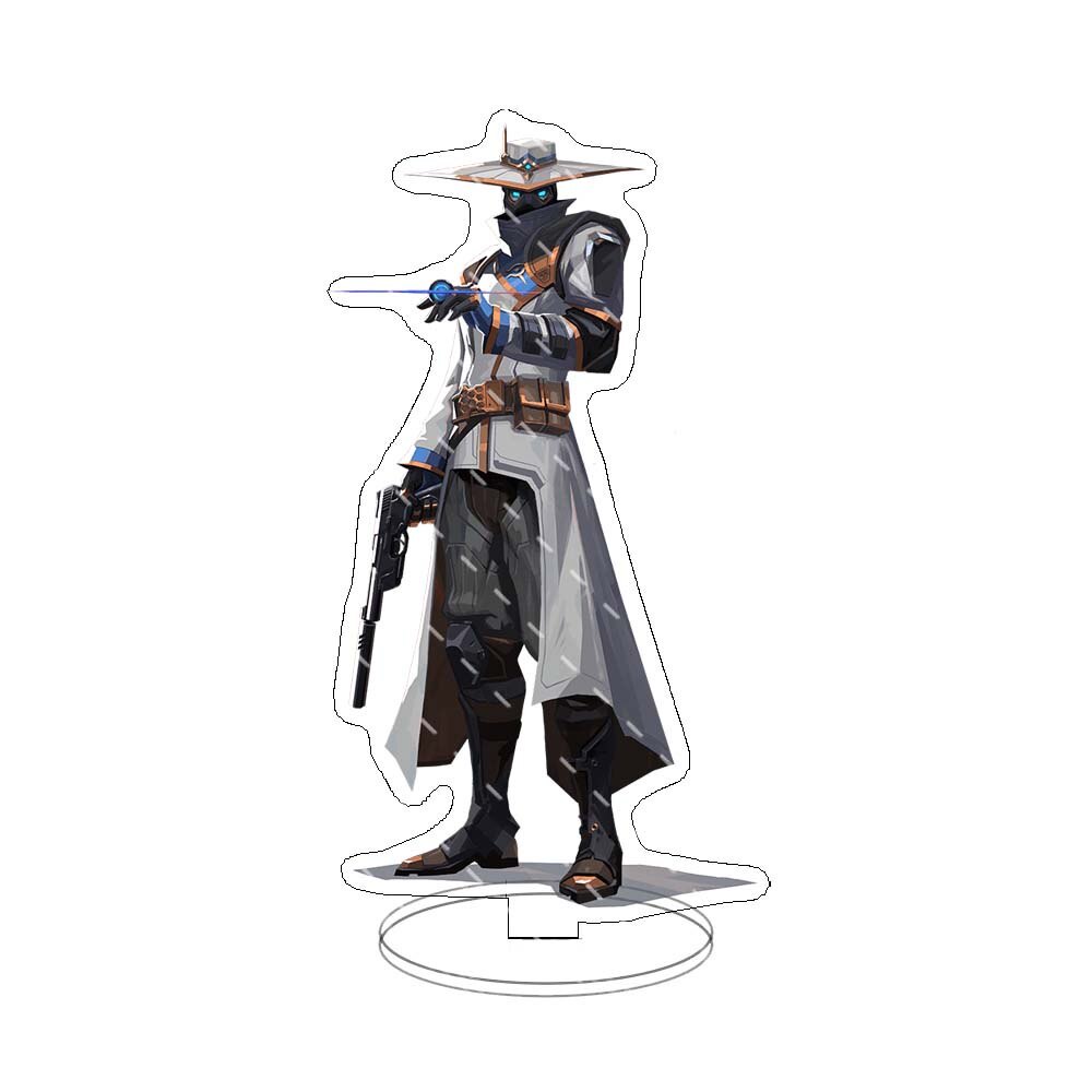 Mô hình Standee Game Figure Valorant Sage Killjoy Jett Sova Cypher Raze Cosplay Acrylic Phụ kiện trang trí decor để bàn