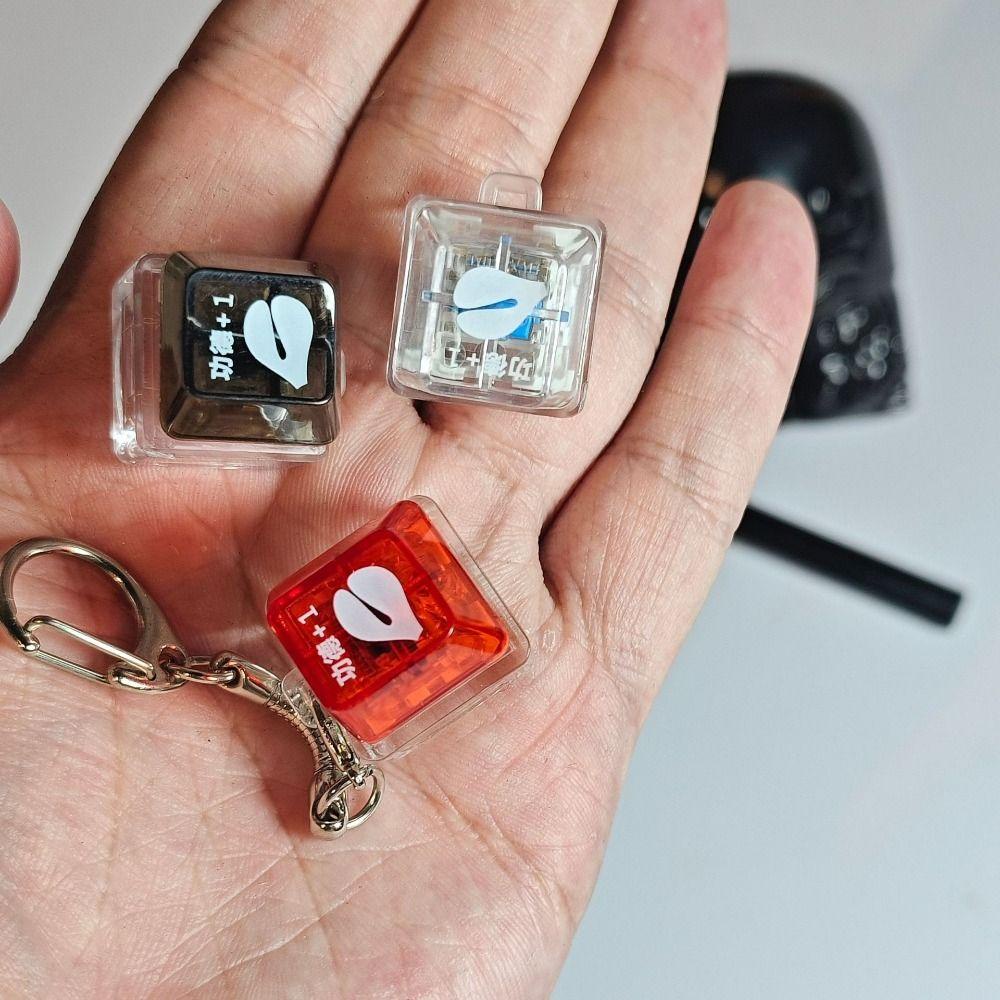 Avalentine Móc Chìa Khóa Cơ Khí Bằng abs Có Đèn led Và Công Tắc Kiểm Tra Nút Bàn Phím