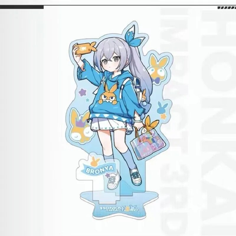Mô hình Standee MIHOYO Genuine Acrylic Game Honkai Impact 3 Kiana Seele Mei Phụ kiện trang trí để bàn góc học tập