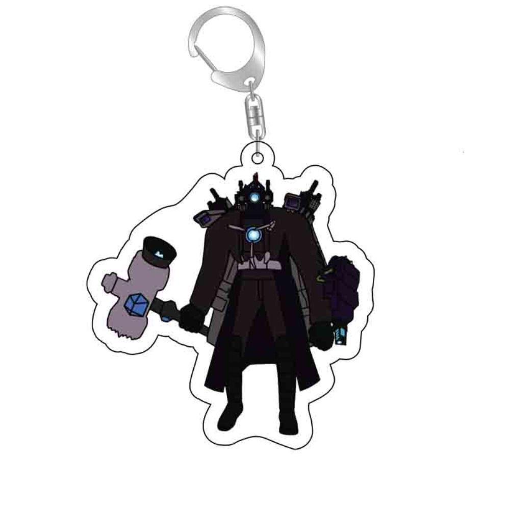 Adames Móc Khóa toilet Trượt Tuyết Mặt Búp Bê Nam / Nữ Hoạt Hình camara man skibidi bop bop bop bop Camodi