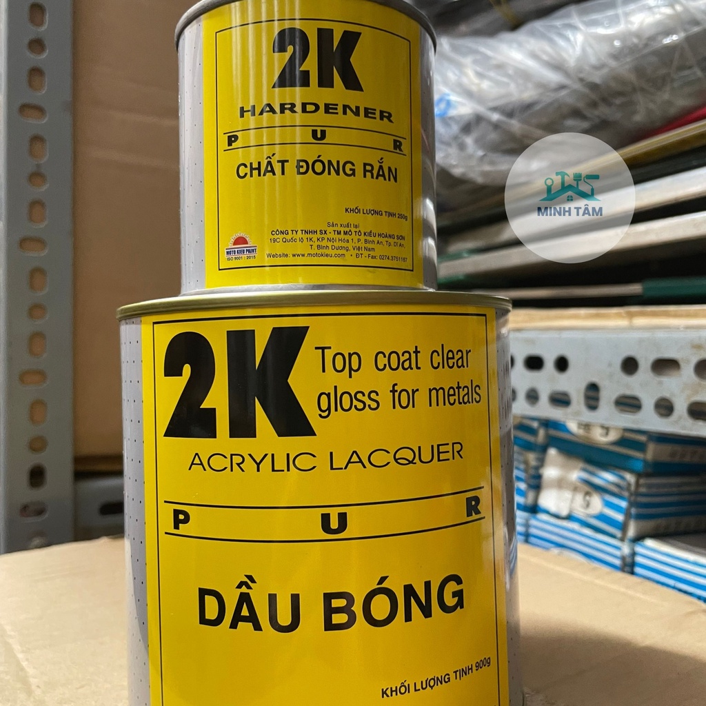 Dầu Phủ Bóng 2K Vàng MôTô Kiều - Dầu Phủ Bóng xe máy- ôtô môtô Cao Cấp