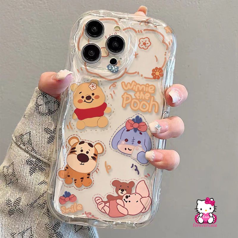 Dễ Thương Ốp Điện Thoại Họa Tiết winnie the pooh Cho iphone 7 15 8 6s 6 plus 11 15 13 12 14 pro max 7plus xr x xs max se 2020