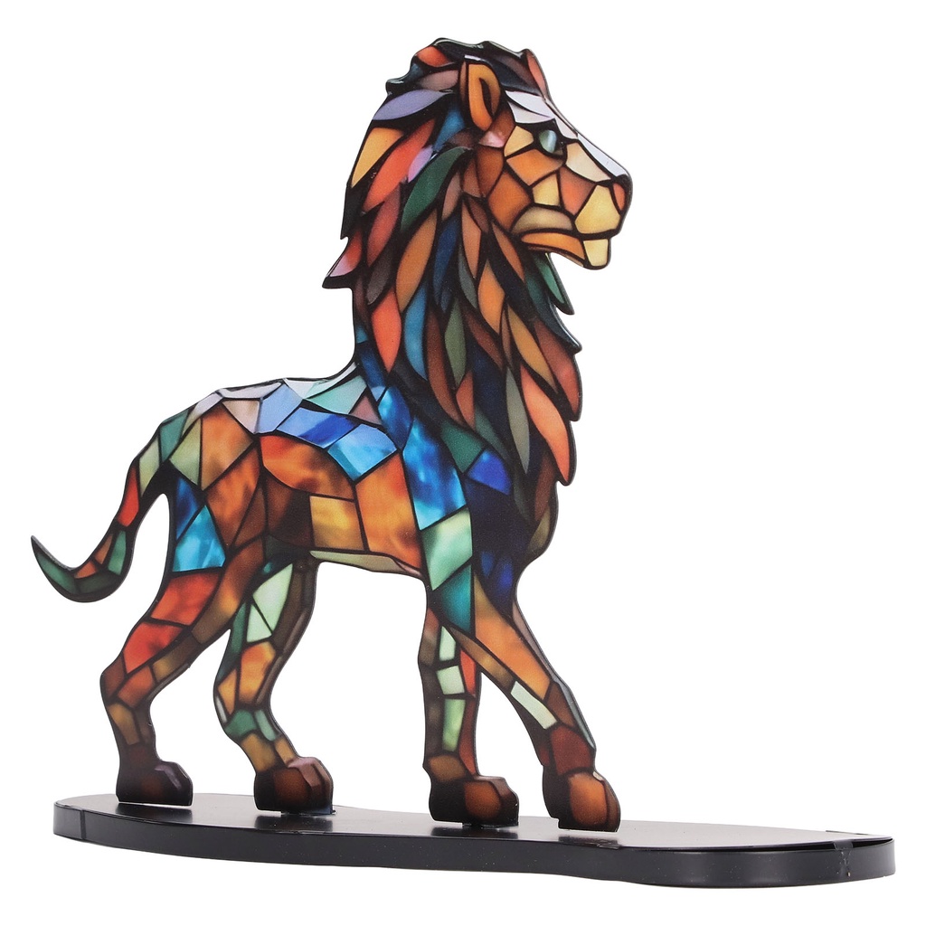 Tượng Kim Loại Hình Động Vật Tinh Tế Trang Trí Bàn Làm Việc