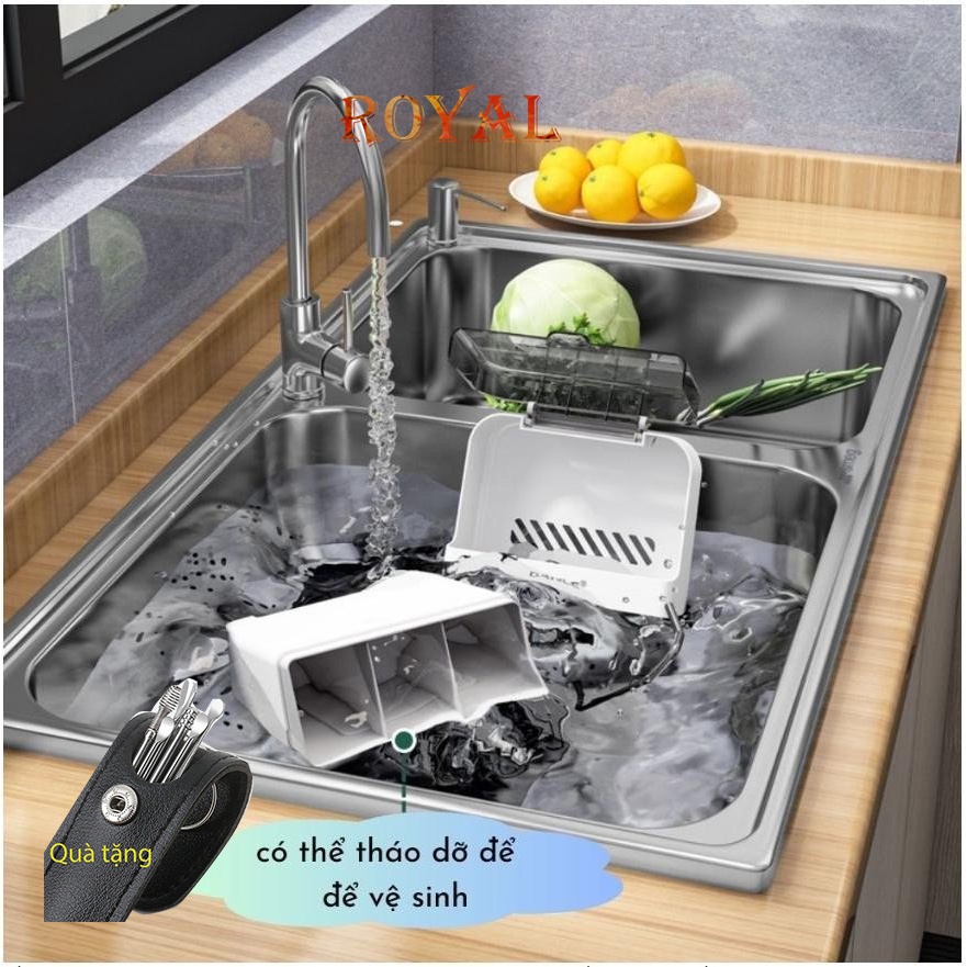 4. Ống đựng đũa giá đựng kéo phụ kiện nhà bếp dao thoát nước gia dụng không cần đục lỗ gắn tường DANLE