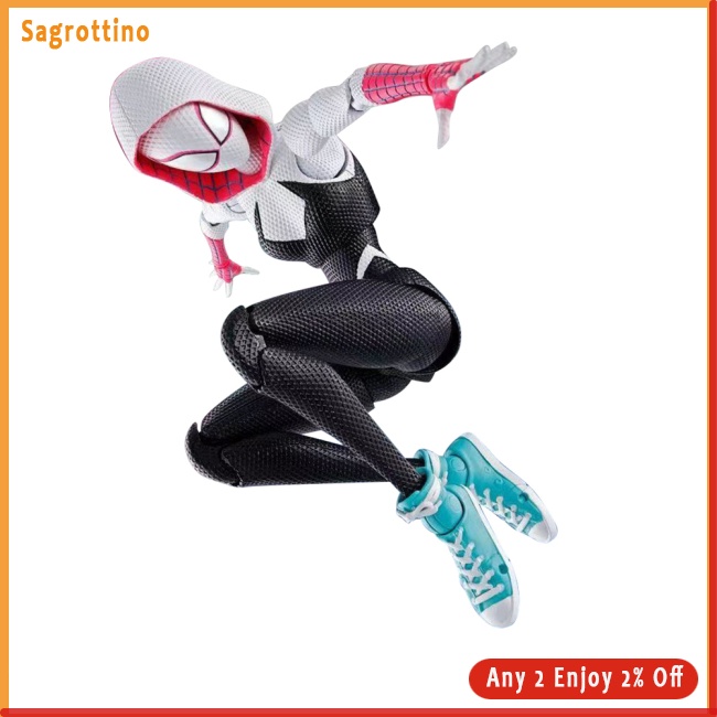 Mô Hình Nhân Vật Người Nhện Hoạt Hình shf spider-gwen Quà Tặng Trang Trí