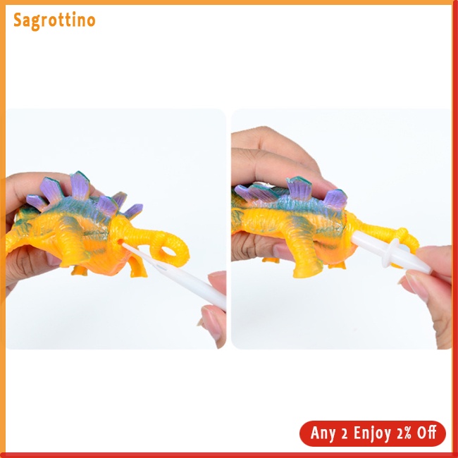 Sag Bong Bóng Hình Khủng Long Thổi Phồng Vui Nhộn Cho Bé