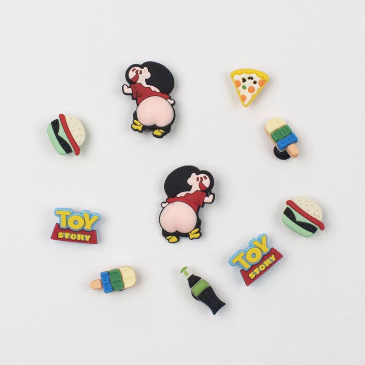 Sticker dép crocs, charm crocs jibbitz DIY có thể tháo rời  dễ thương