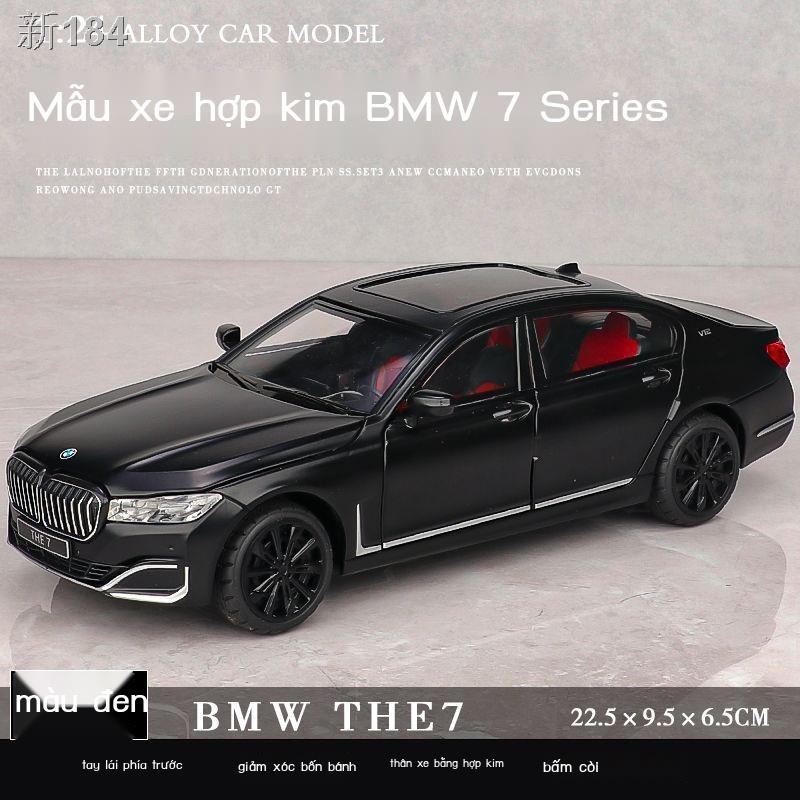 ☼ □❒1:24 BMW 7 Series hợp kim xe giả thật 760Li mô hình ô tô trang trí kinh doanh .