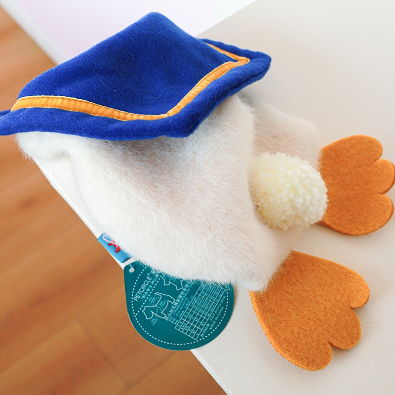 Trang Phục Hóa Trang Vịt donald Vui Nhộn Cho Thú Cưng