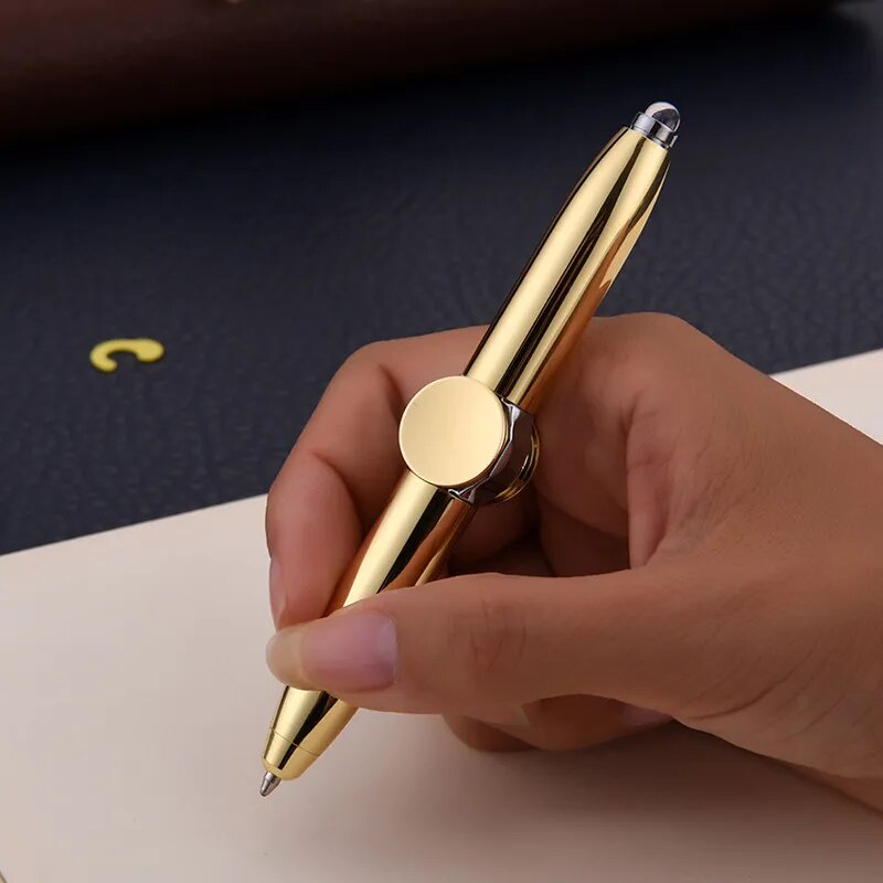 Bút Bi Kim Loại Đa Năng Có Đèn led Cho Trường Học / Văn Phòng