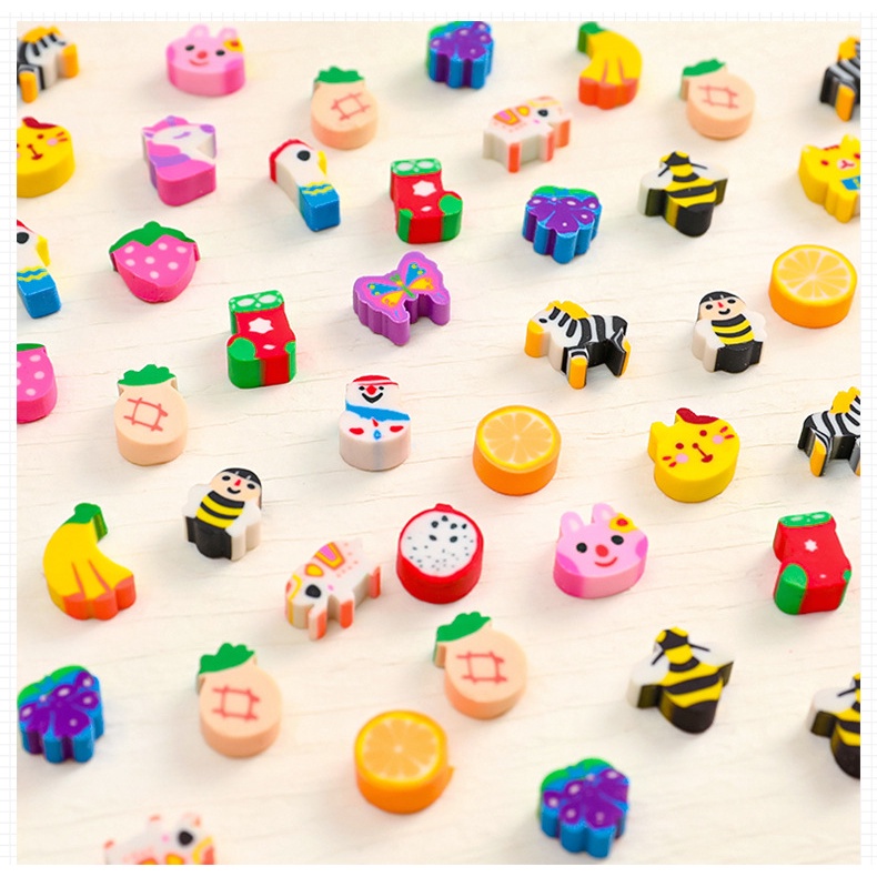 50 cục tẩy cục tẩy hoạt hình mini Giáng sinh lễ hội halloween văn phòng phẩm quà  phần thưởng đồ dùng học sinh Văn phòng phẩm