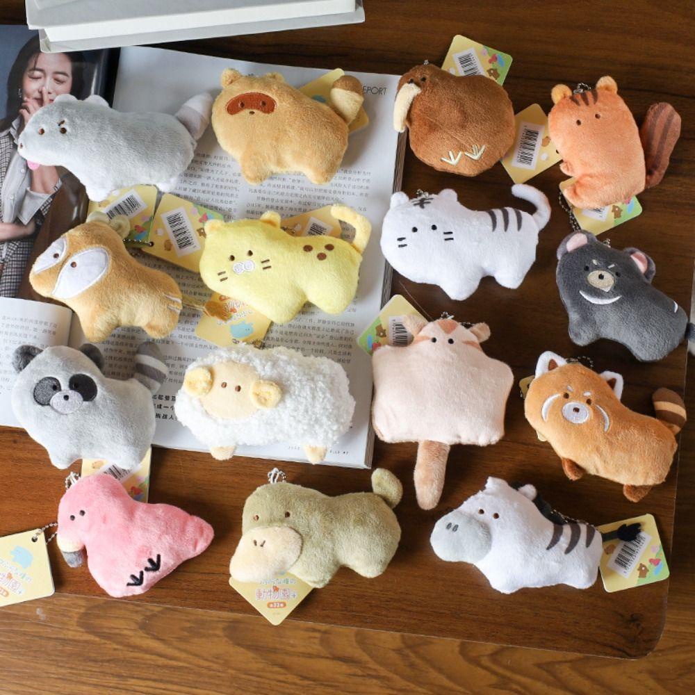 Móc Khóa Hình Gấu Trúc / Sóc Nhồi Bông Vans 1