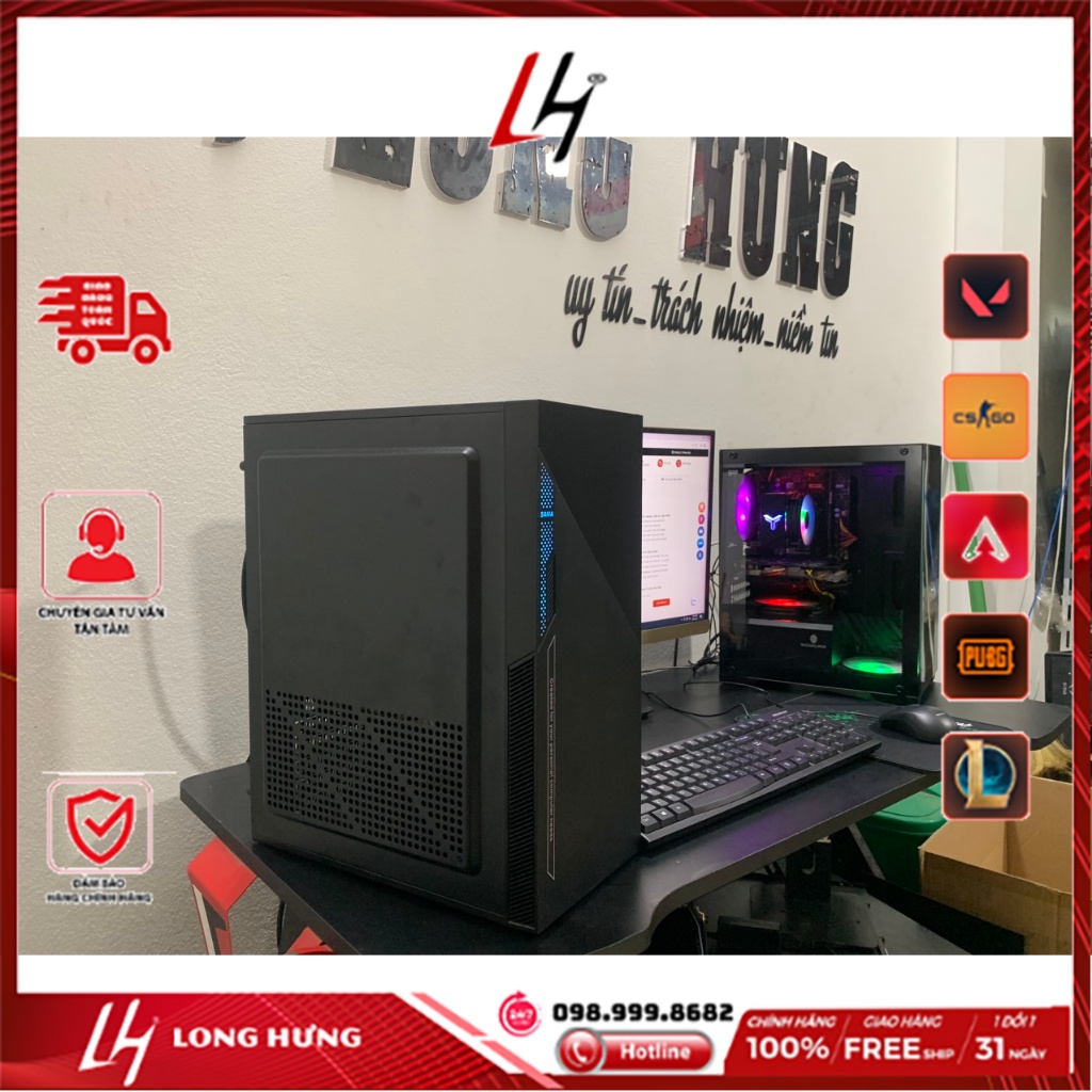 Bộ máy tính chỉ 3.990K max setting LMHT, CF, PUBGmobi