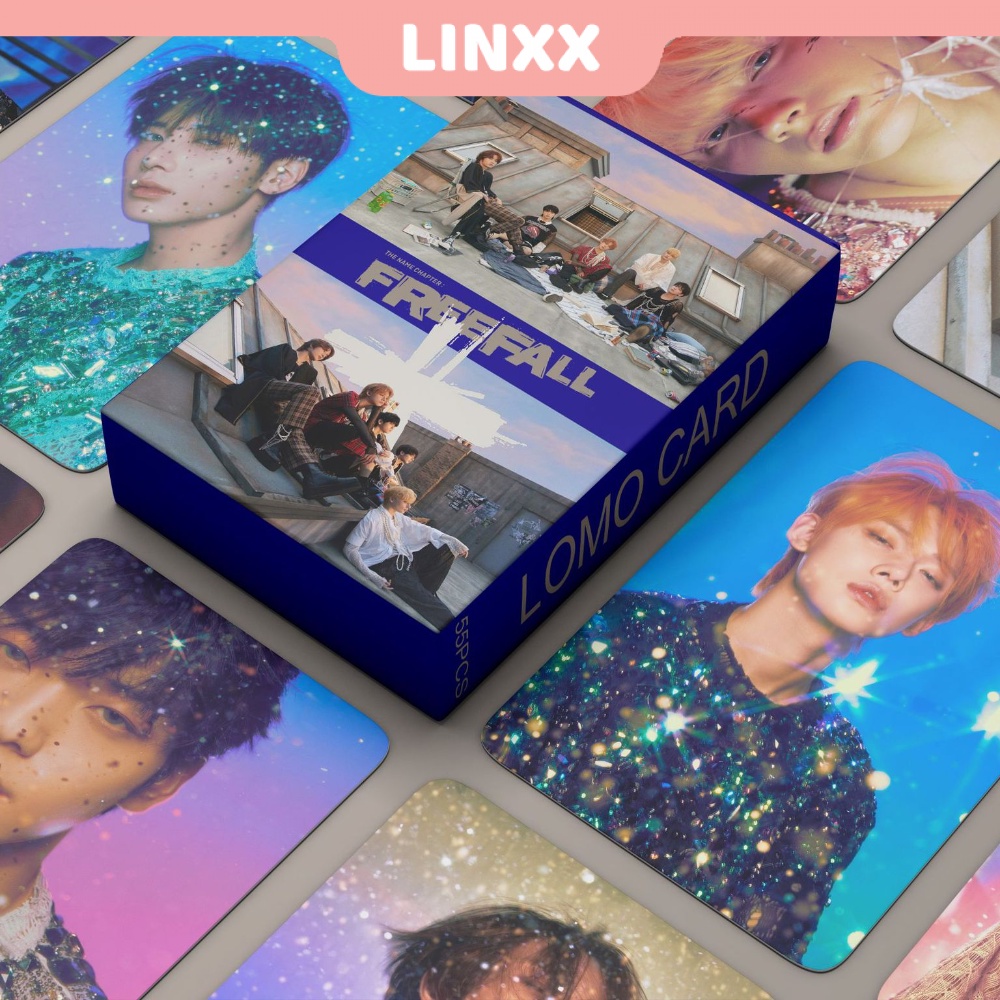 Hộp 55 Tấm Ảnh lomo card Nhóm Nhạc kpop txt Free Fall Fall