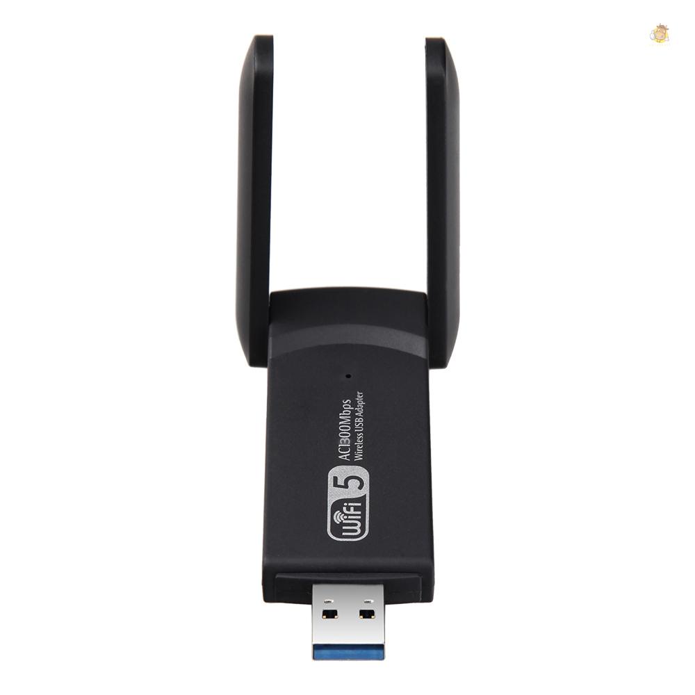 Usb wifi Không Dây 1300mbps lan usb ethernet 2.4g 5g Băng Tần Kép