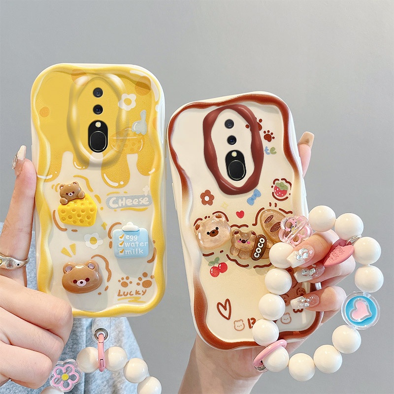 ốp lưng oppo f11 Ốp Điện Thoại Đính Búp Bê 3d Dễ Thương Cho