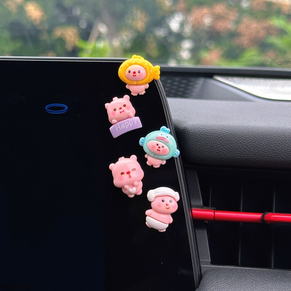 Loopy Miếng Dán Nhỏ Dễ Thương Sáng Tạo Trang Trí Bảng Điều Khiển Trung Tâm Xe Hơi