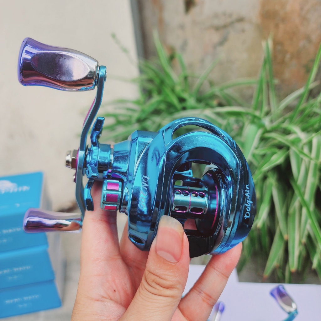 Máy Câu Cá Máy Lure cao cấp Dolphin DN200 - Siêu Nhẹ 168g đồ câu cá