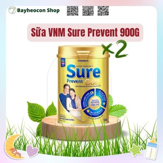 [Date 2025] Bộ 2 sản phẩm Sữa Bột Sure Prevent - Hộp Thiếc 900G