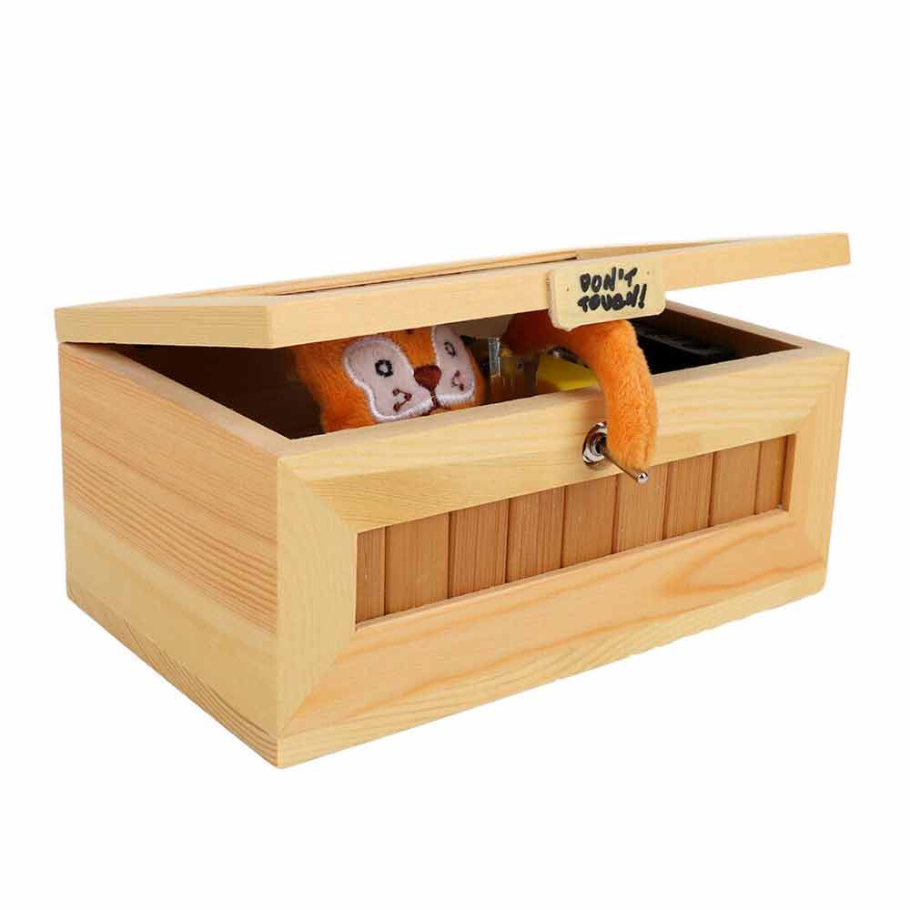 Wooden Useless Box Leave Me Alone Box Most Useless Machine