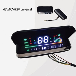 Màn hình lcd hiển thị tốc độ 48-72v cho xe đạp điện