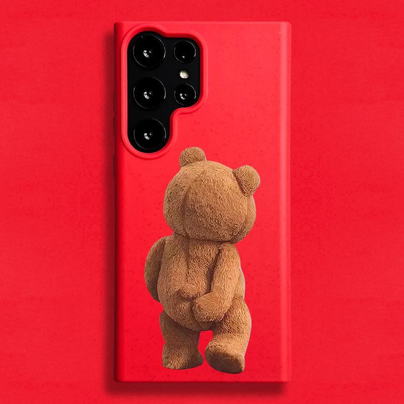Ôp Điện Thoại Chống Sốc Hình Gấu teddy Cho samsung s23 ultra s23 samsung s23 + s23 + s22 ultra s22 + s22 s21 ultra s21 + s21 a73 a54 a52 Ốp