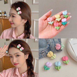 1 kẹp tóc hình hoa tulip dễ thương