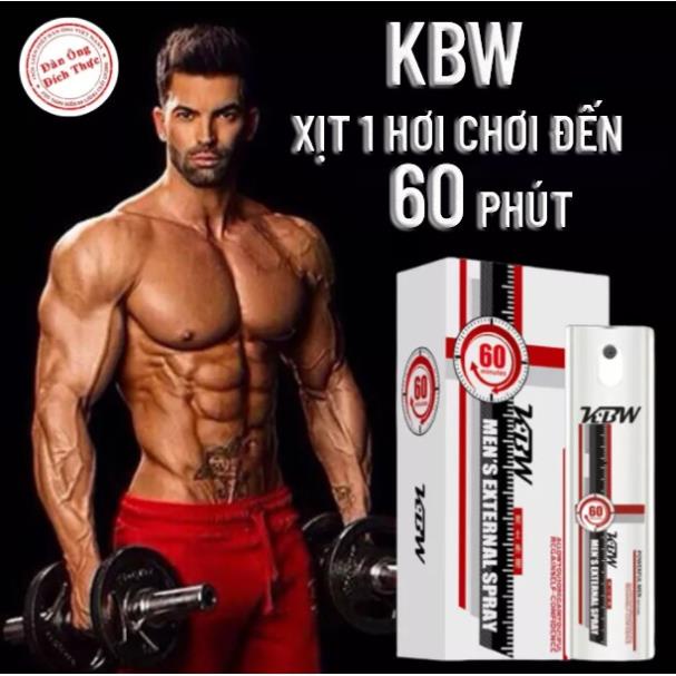 Xịt Kéo Dài Thời Gian Quan Hệ Cho Nam KBW, Hiệu Quả Tức Thì, Tăng Ham Muốn, Khẳng Định Bản Lĩnh Phái Mạnh