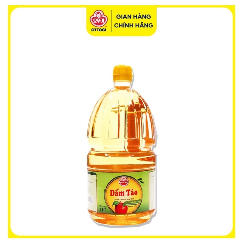 Giấm táo Ottogi can 2 lít ( hàng hiệu giá tốt)