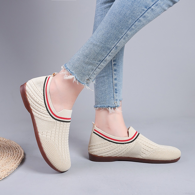 Giày Lười Đế Bằng Thời Trang Cho Nữ Size 36 37 38 39 40 41