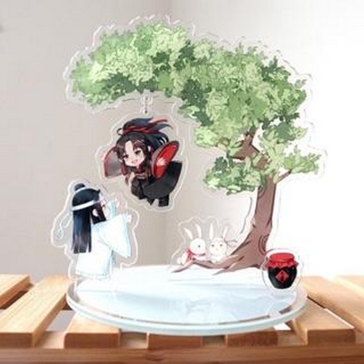 Standee Ma Đạo Tổ Sư Trần Tình Lệnh Ngụy Vô Tiện Giang Trừng Tượng Acrylic anime chibi mica trang trí trưng bày mô hình