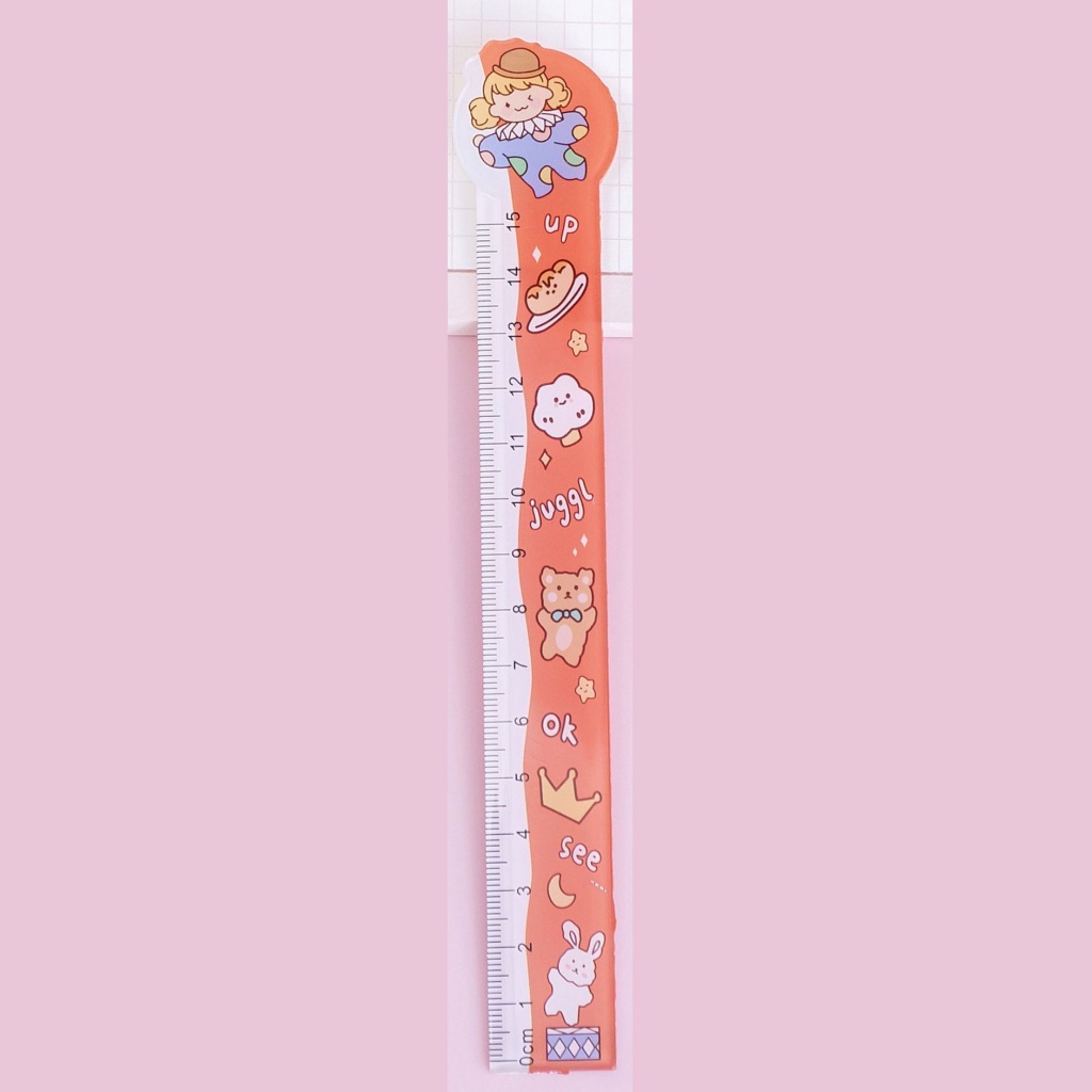Thước Kẻ Hình Hoạt Hình Đặc Biệt 15cm .