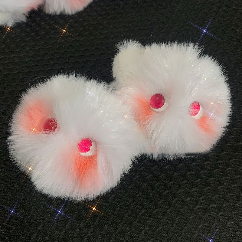 Chelkolrs Móc Khóa Hình Mèo Má Hồng Nhồi Bông Nhỏ Gọn Thời Trang Nữ Tính